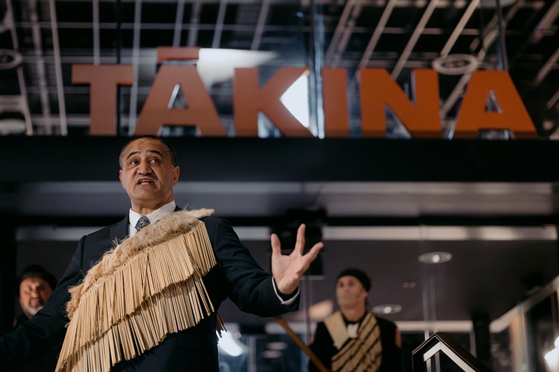 Tākina blessing ceremony with Kura Moeahu.